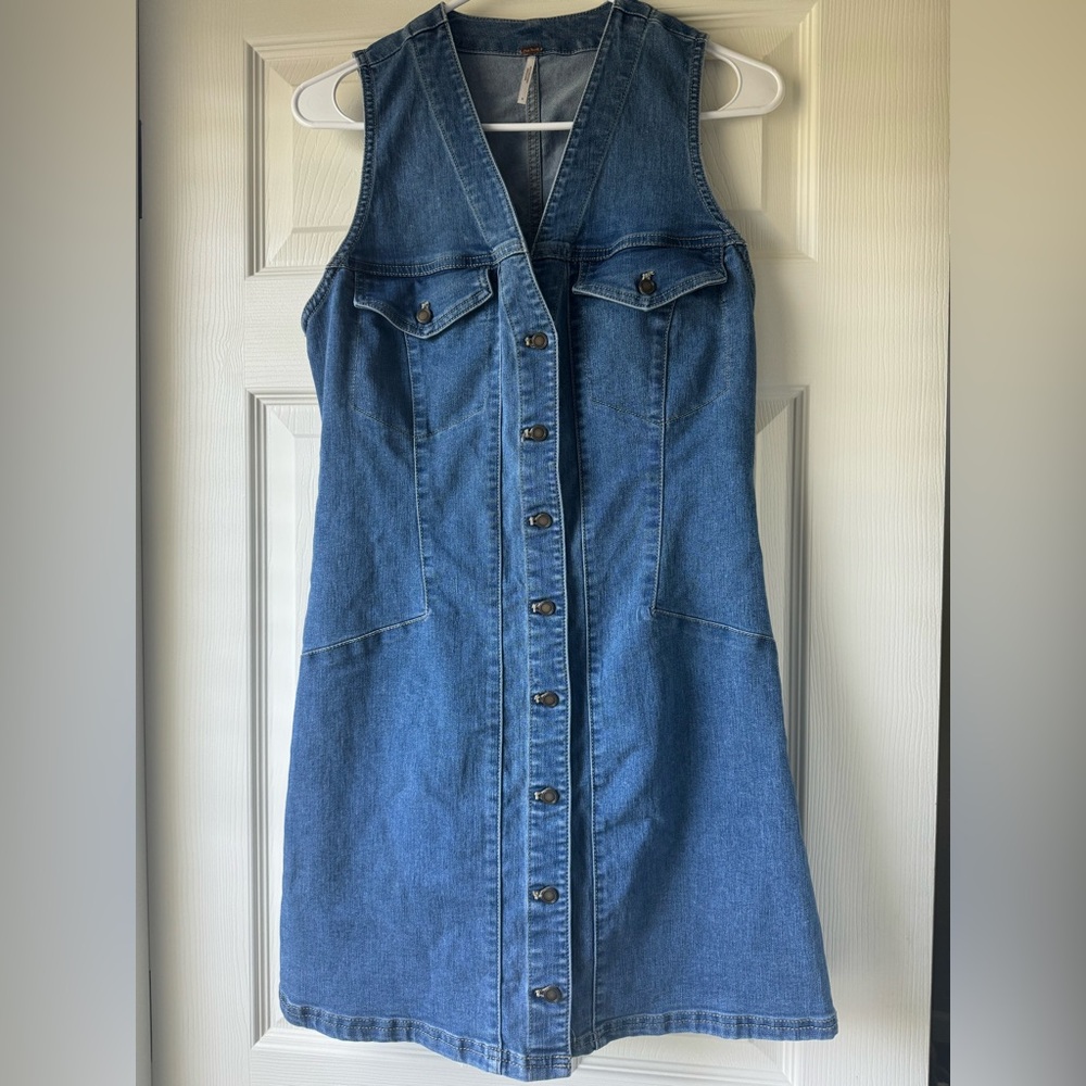 Free People size 8 denim dress